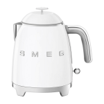 Mini bouilloire double paroi blanche 0, 8 l ann�es 50 - smeg