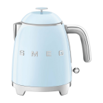 Mini bouilloire double paroi bleu d'azur 0, 8 l ann�es 50 - smeg
