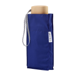 Mini parapluie en bois et toile recycl�e bleu roi 17, 5cm marguerite - anatole