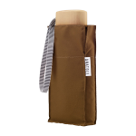 Mini parapluie en bois et toile recycl�e caramel 17, 5cm augustine - anatole