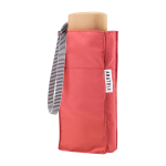 Mini parapluie en bois et toile recycl�e rose sorbet 17, 5cm pina - anatole