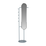 Miroir � poser en acier bleu 179cm vero - zuiver