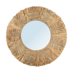 Miroir en forme de palmier - naturel - m - bazar bizar