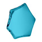 Miroir en inox bleu sapphir 55x50x6cm tafla c6 - zieta