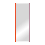 Miroir mural en ch�ne violet et orange 160x60cm lun - noo. ma