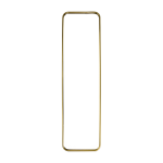 Miroir mural en m�tal dor� 35x129x2cm mirror - house doctor