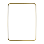 Miroir mural en m�tal dor� 60x80x2cm hdmirror - house doctor