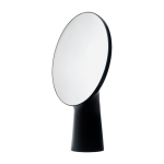 Miroir noir en c�ramique 46, 5cm cyclope - moustache