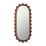 Miroir ondul� en bois teint� fonc� 61 x 3, 8 x 135 cm - hkliving