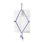 Miroir rectangle avec cordes bleues 65cm shibari - moustache