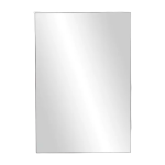 Miroir rectangulaire en m�tal avec cadre noir 80x118cm palace - pomax