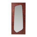 Miroir en ronce de peuplier fonc� 55x135cm folia - ferm living