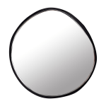 Miroir en verre et acier noir a - serax