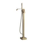 Mitigeur de baignoire au sol en laiton dor� bross� cascade - kroos