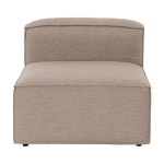 Module 1 place en tissu marron 95x80x65cm sora o1 - home design