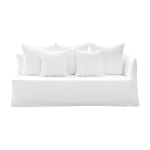 Module angle droit canap� d�houssable en tissus lino blanco ghost 31 - gervasoni