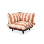 Module d angle droit de canap� d ext�rieur ray� orange paletti - fatboy