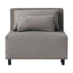 Module central de canap� gris marron hazel night - house doctor
