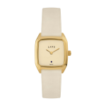 Montre ivoire en cuir et cadran dor� prima oria - laps