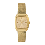 Montre en m�tal p�pite et cadran dor� nova champagne - laps