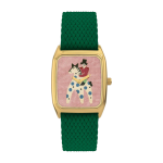 Montre en perlons vert et cadran dor� tatare - laps