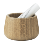 Mortier et pilon en ch�ne et marbre blanc craft blanc - normann copenhagen