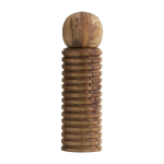 Moulin � �pices en bois d'acacia marron 20 x 6 cm ras - nordal