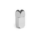 Moulin � sel poivre en acier chrom� miroir arcs - hay