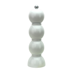 Moulin � sel ou � poivre en bois laqu� blanc 24 cm bobbin - addison ross