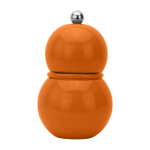 Moulin � sel ou � poivre en bois laqu� orange 14 cm chubby - addison ross