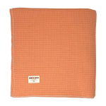 Nappe orange gaufr�e 140 x 200 - maryne guyot cr�ations