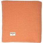 Nappe orange gaufr�e 140 x 250 cm - maryne guyot cr�ations