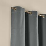 Occultant � oeillets occultant gris fonc� - madura