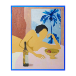 Oeuvre d'art encadr�e 'catch my drift' 107 x 127cm - hkliving