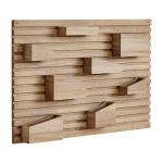 Organisateur modulable en ch�ne 66x6x44cm - woud