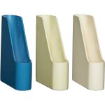 Organiseur de bureau redux blanc cass� / jaune clair / essence (lot de 3) - h�bsch