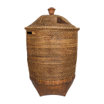 Panier � linge colonial - natural brown - xl - bazar bizar