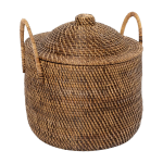 Le panier � poign�es colonial - natural brown - bazar bizar