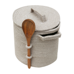 Panier de rangement en coton 21 cm little chef - lorena canals