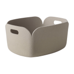 Panier de rangement recycl� sable restore - muuto