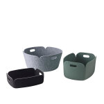 Panier de rangement rond recycl� vert clair 52x23cm restore - muuto