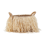 Panier en raphia - l - bazar bizar