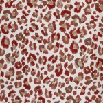 Papier peint intiss� rouge savane 192x270 cm leopard - edito