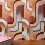 Papier peint intiss� terracotta 192 x 270 cm arp�ge - edito