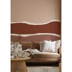 Papier peint panoramique intiss� terracotta 192x270cm trio - edito