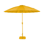 Parasol en acier et polyester jaune soleil 250x235cm sunshine - zuiver