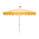 Parasol oversize r�tro en polyester jaune pensol - fatboy