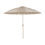 Parasol en polyester marron sunshine sunbrella - zuiver