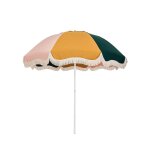 Parasol rond en tissu multicolore 70s 229cm the patio - business & pleasure
