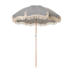Parasol rond en tissu � rayures bleu marine laurens stripe the premium - business & pleasure